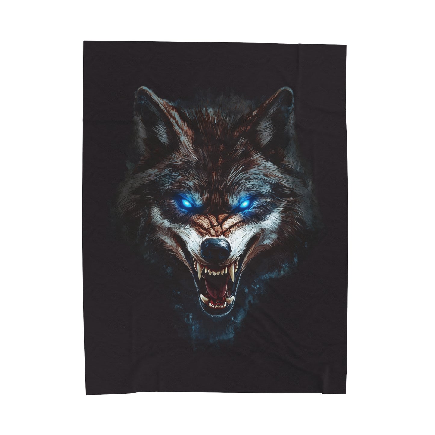 Hungry Like The Wolf Velveteen Plush Blanket