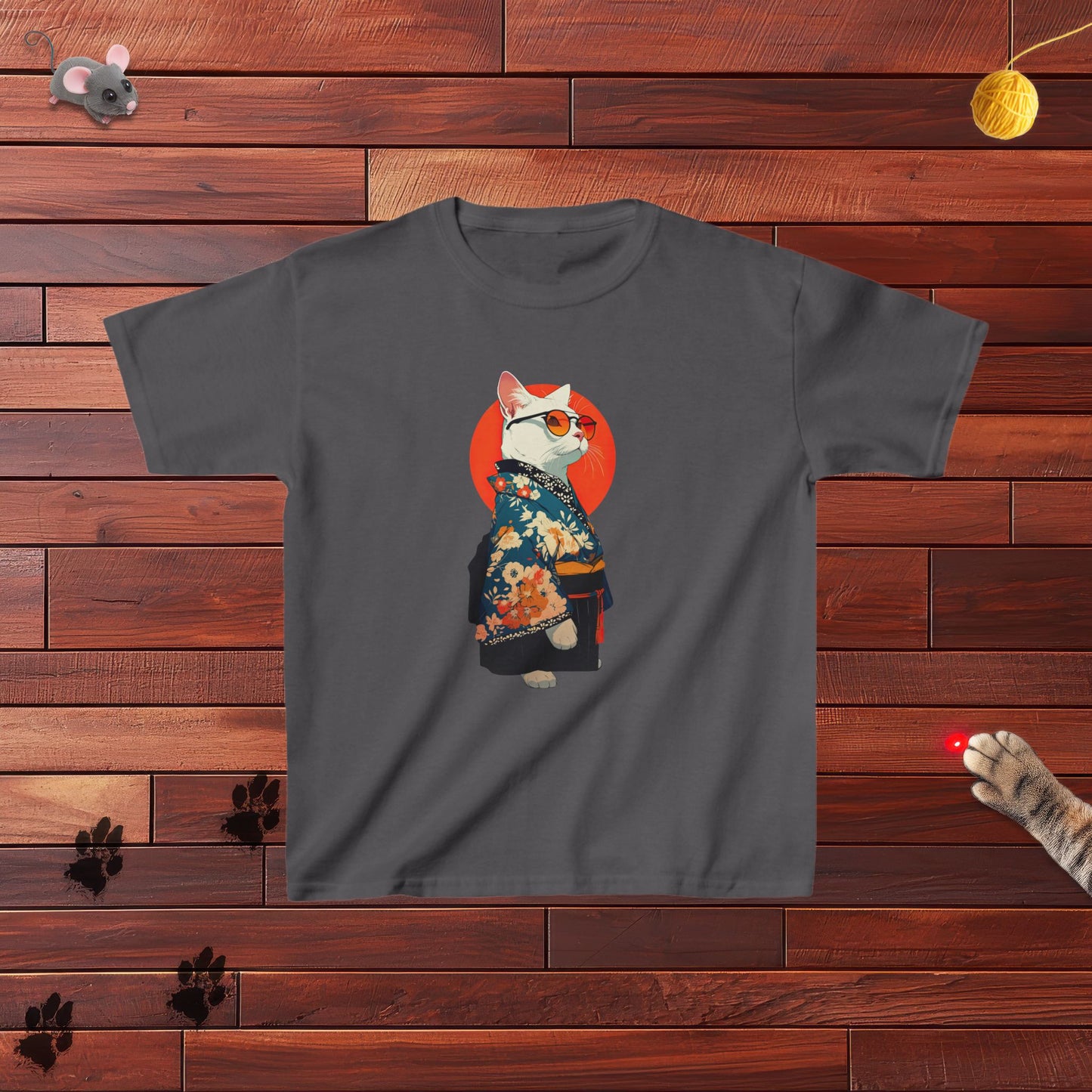 Kimono Kitty Kids Tee