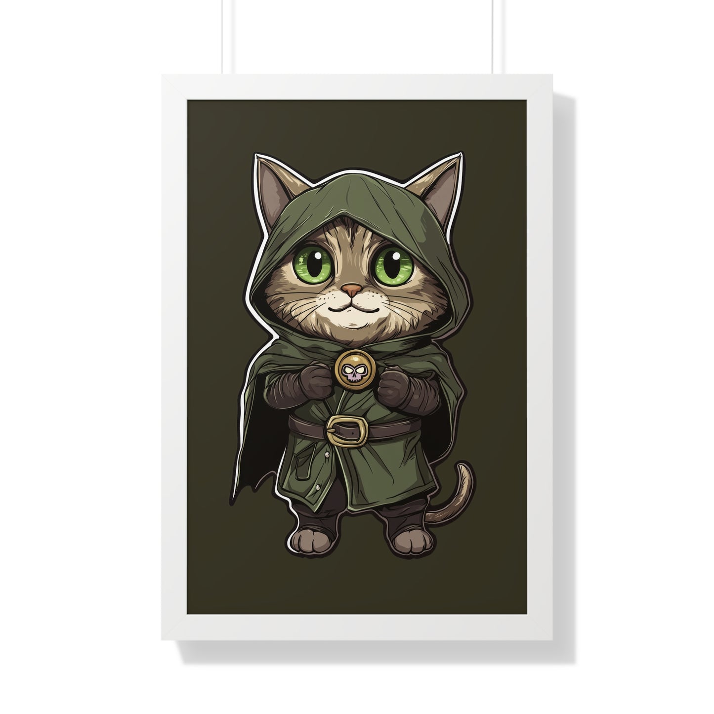 Dr. Doomcat Framed Wall Art