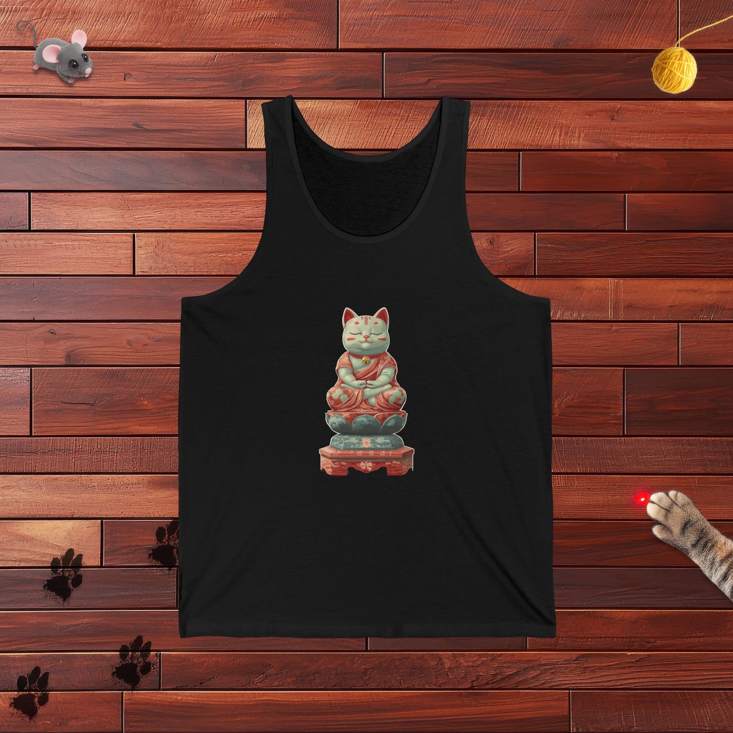 Buddha Kitty Mens Tank