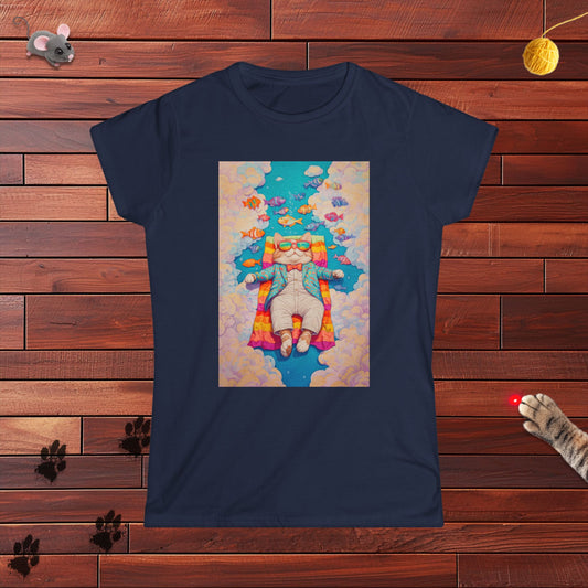 Chillaxing on Catnip Ladies Tee