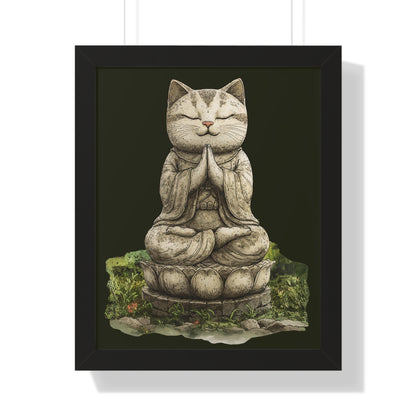 Purrfectly Zen Framed Wall Art