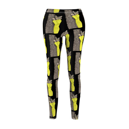 Yellow Jacket Cat Leggings