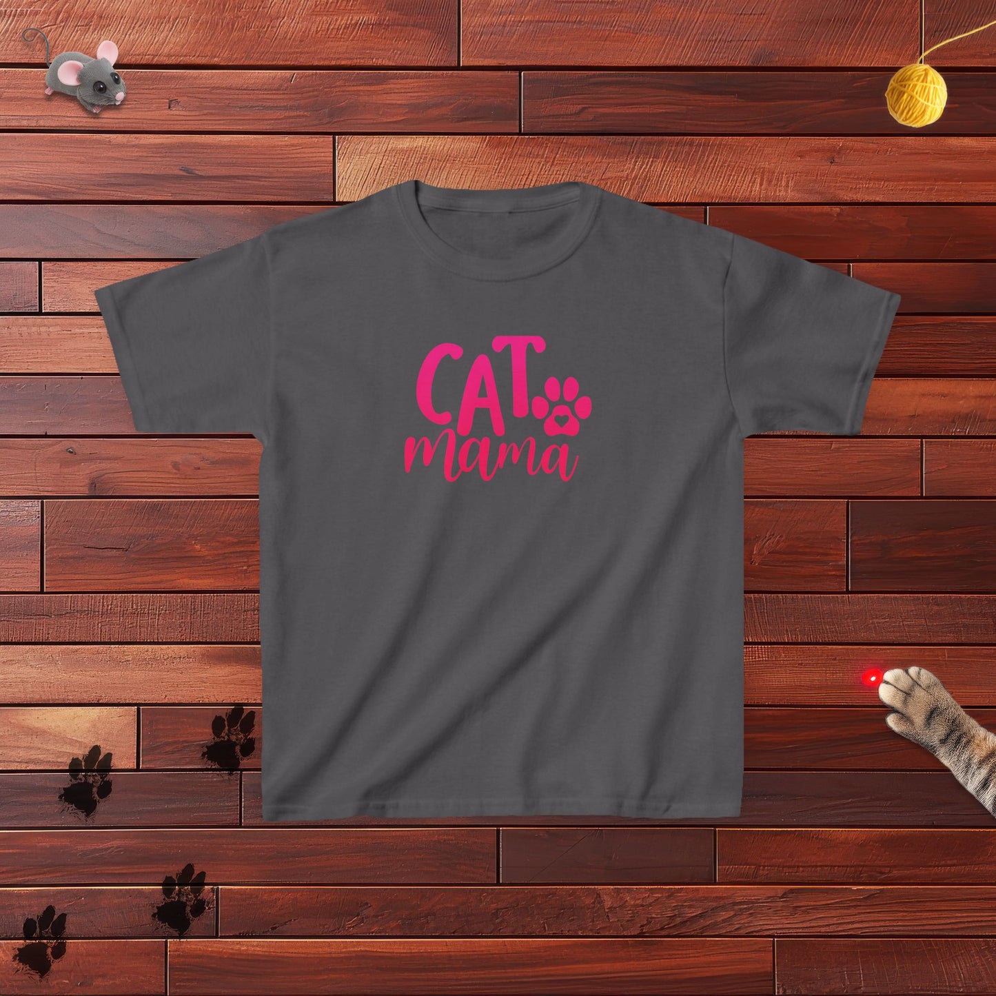 Cat Mama Kids Tee