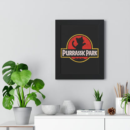 Purrassic Park Framed Wall Art