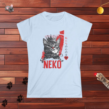 Neko King Of Our Hearts Ladies Tee