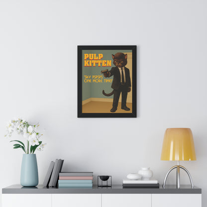 Pulp Kitten Framed Wall Art