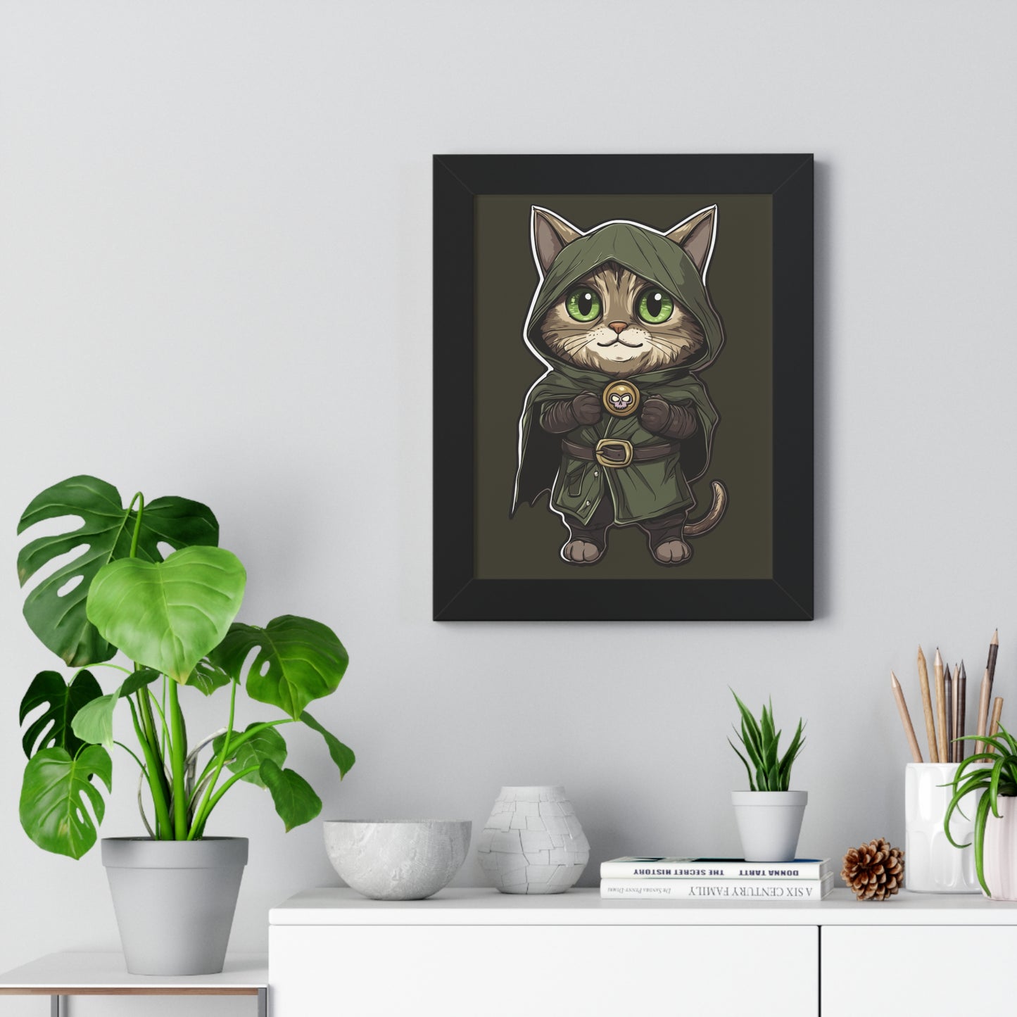 Dr. Doomcat Framed Wall Art