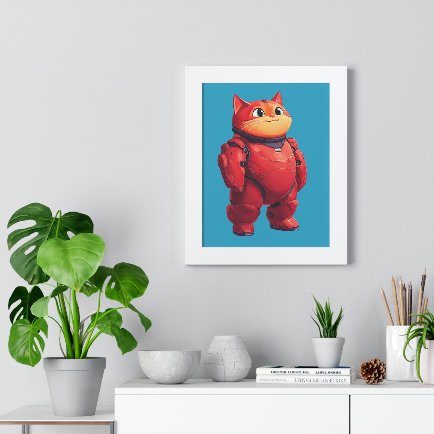 Big Kitty 6 Framed Wall Art