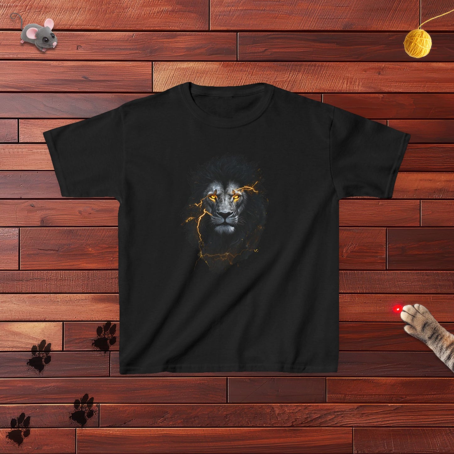 Big Cat Energy Kids Tee