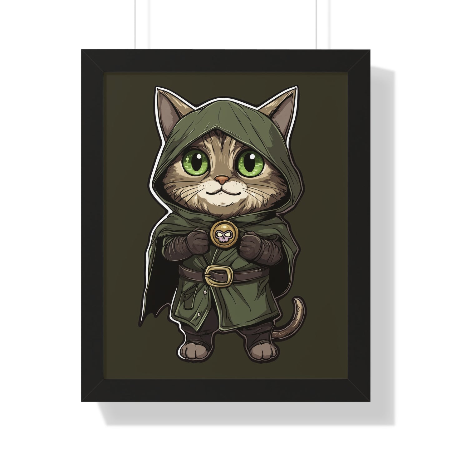 Dr. Doomcat Framed Wall Art