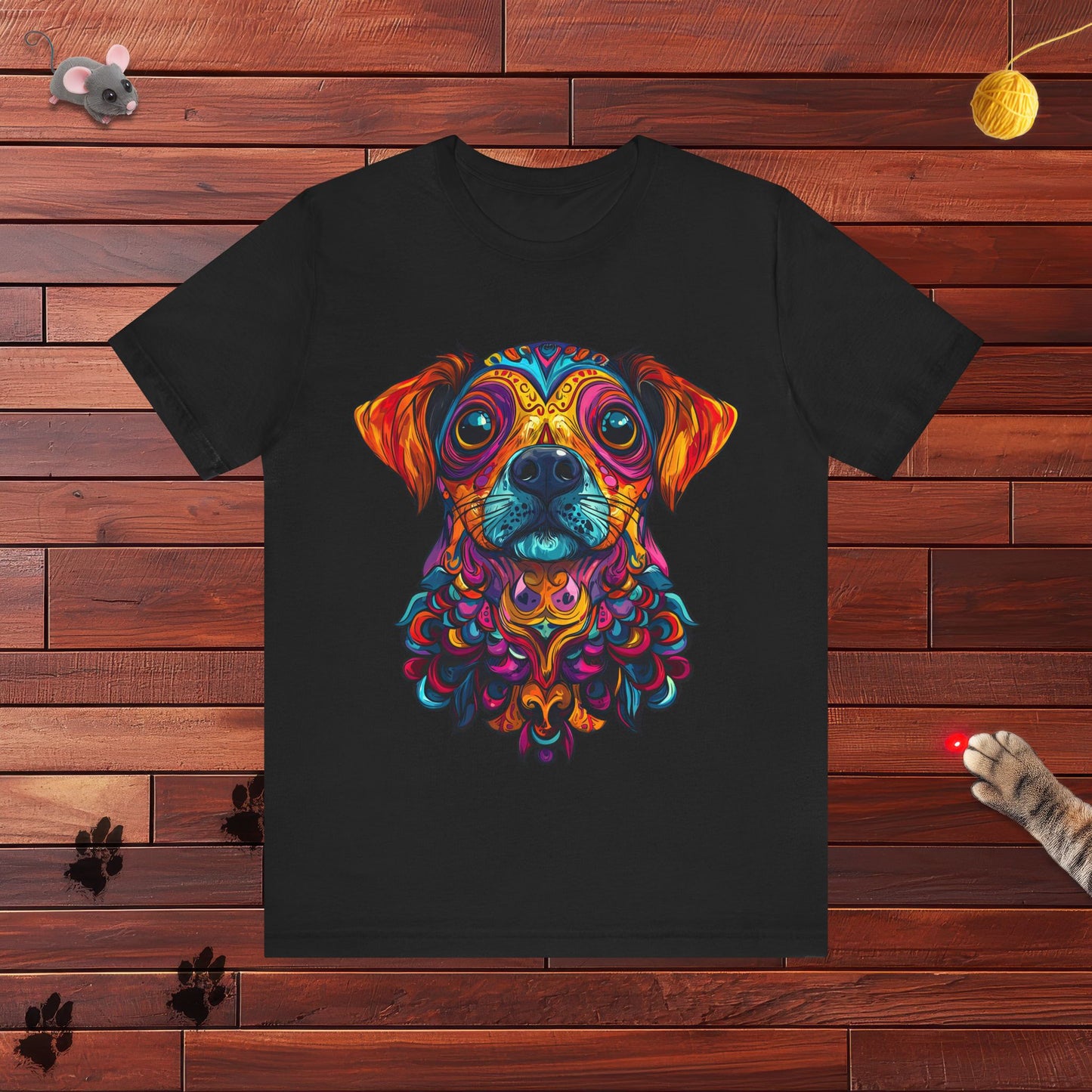 Dia De Muerte Perrito Mens Tee