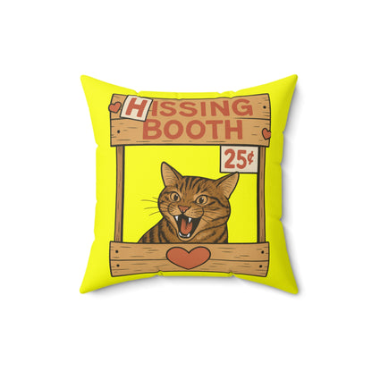 Hissing Booth Throw Pillow