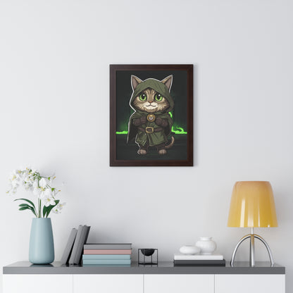 Dr. Doomcat Framed Wall Art