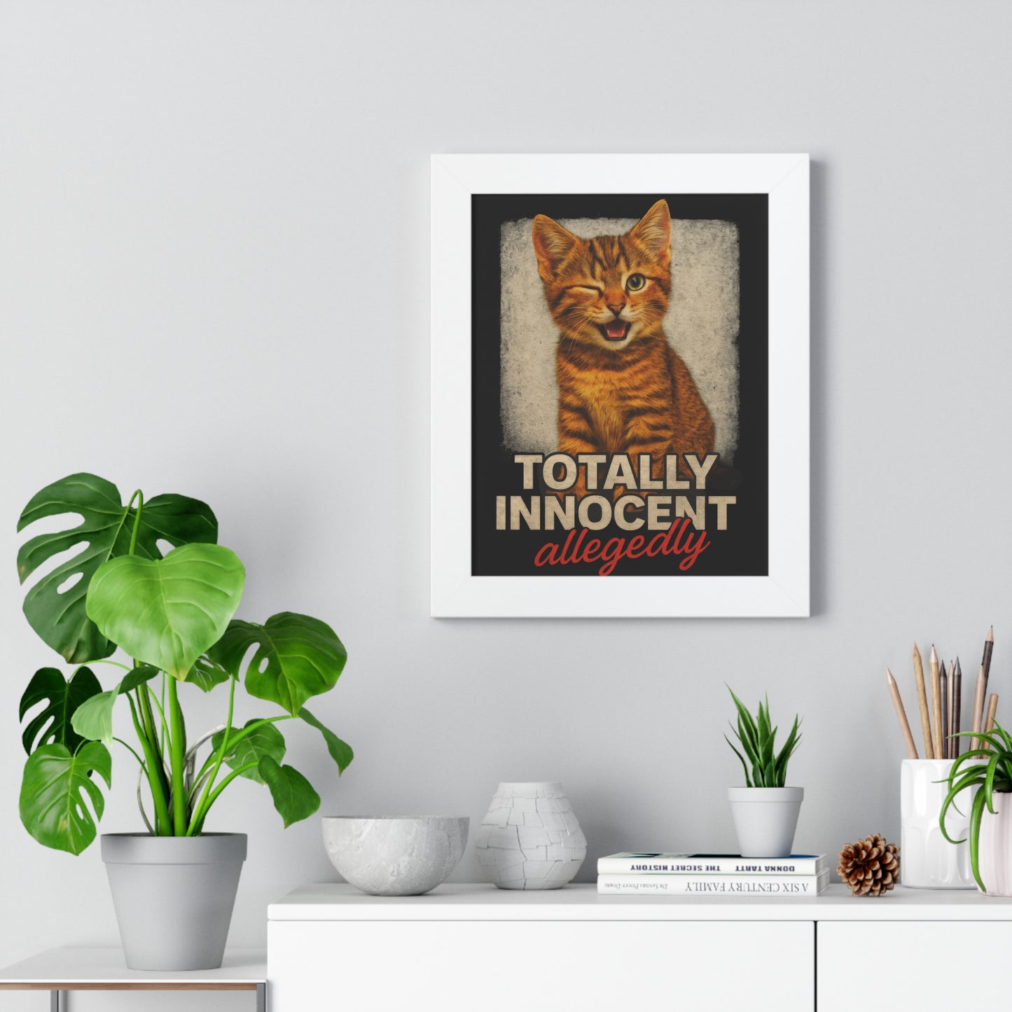 Totally Innocent Framed Wall Art