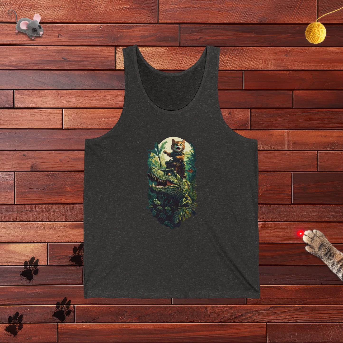 Dino Rider Mens Tank