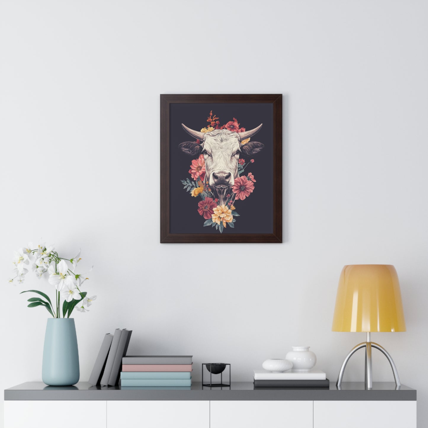 Moo Framed Wall Art