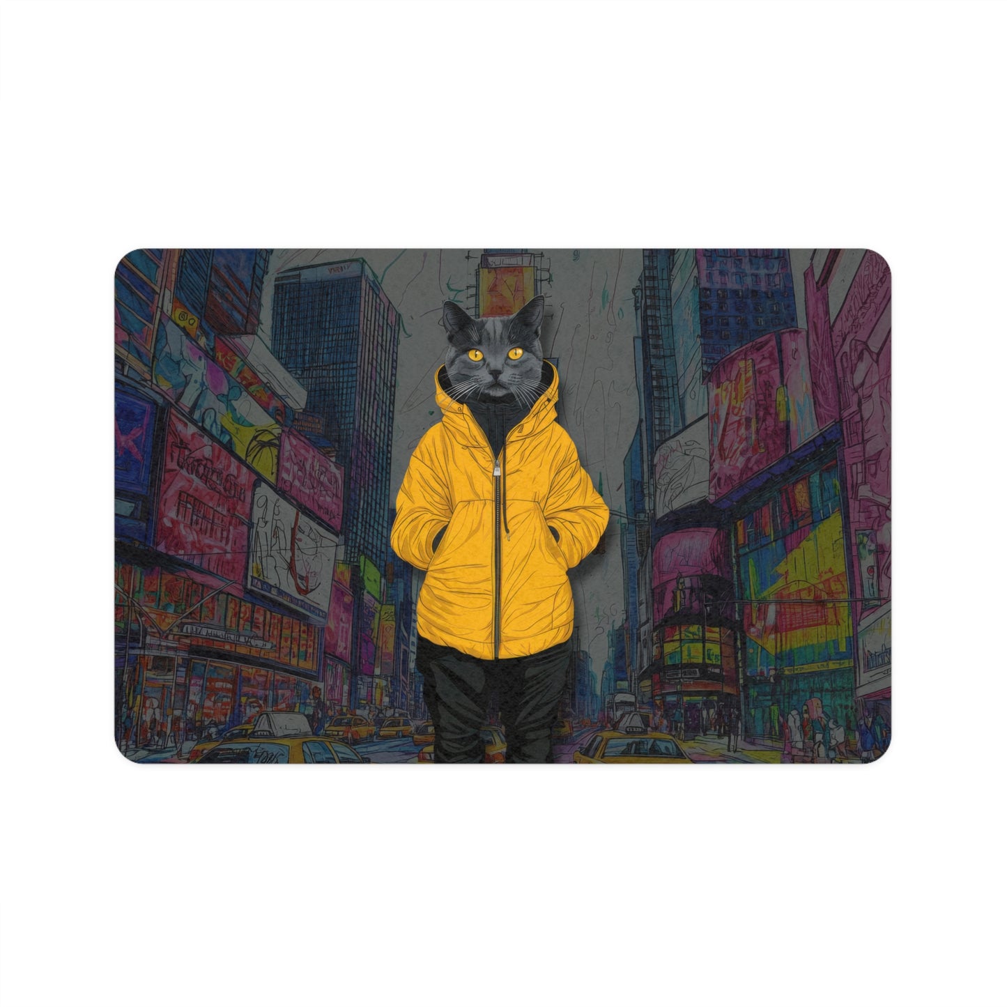 Street Cat Style Food Mat