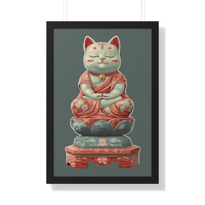 Buddy Kitty Framed Wall Art