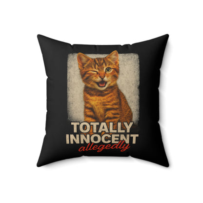 Totally Innocent Throw Pillow