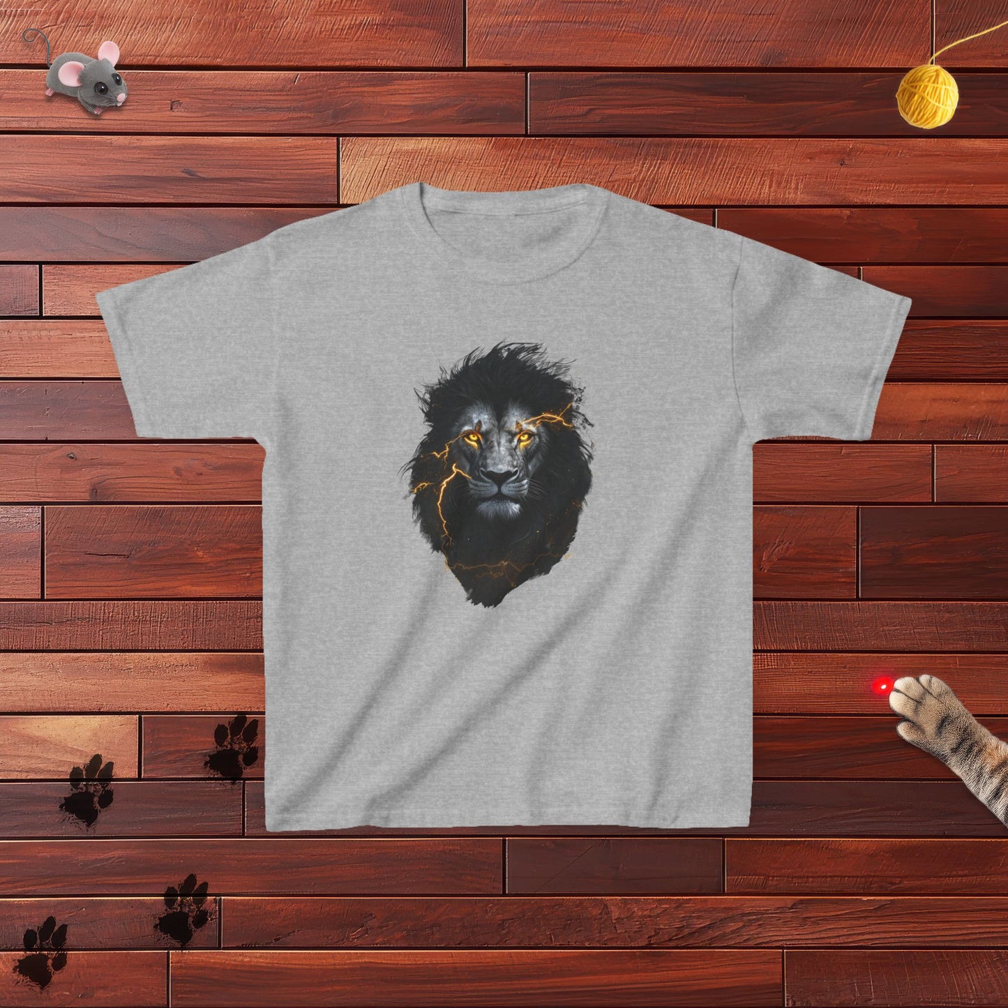 Big Cat Energy Kids Tee