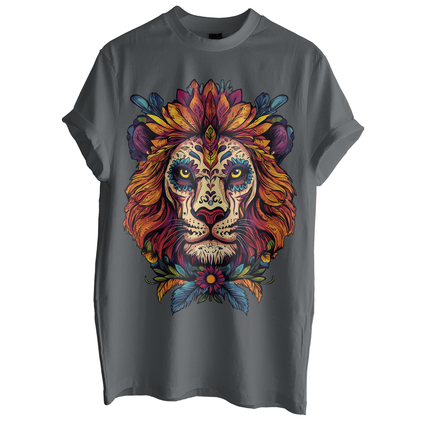 Dia De Muertos Lion Tee