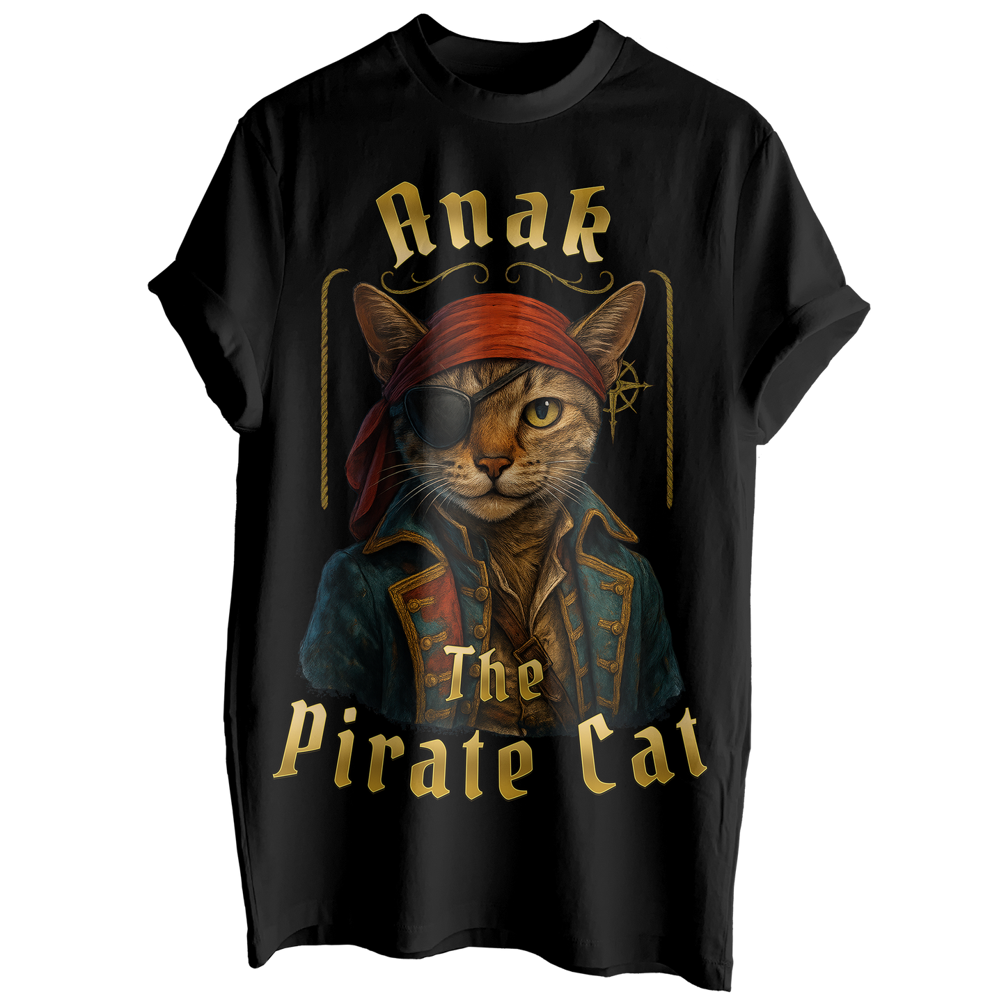 Anak The Pirate Cat Tee