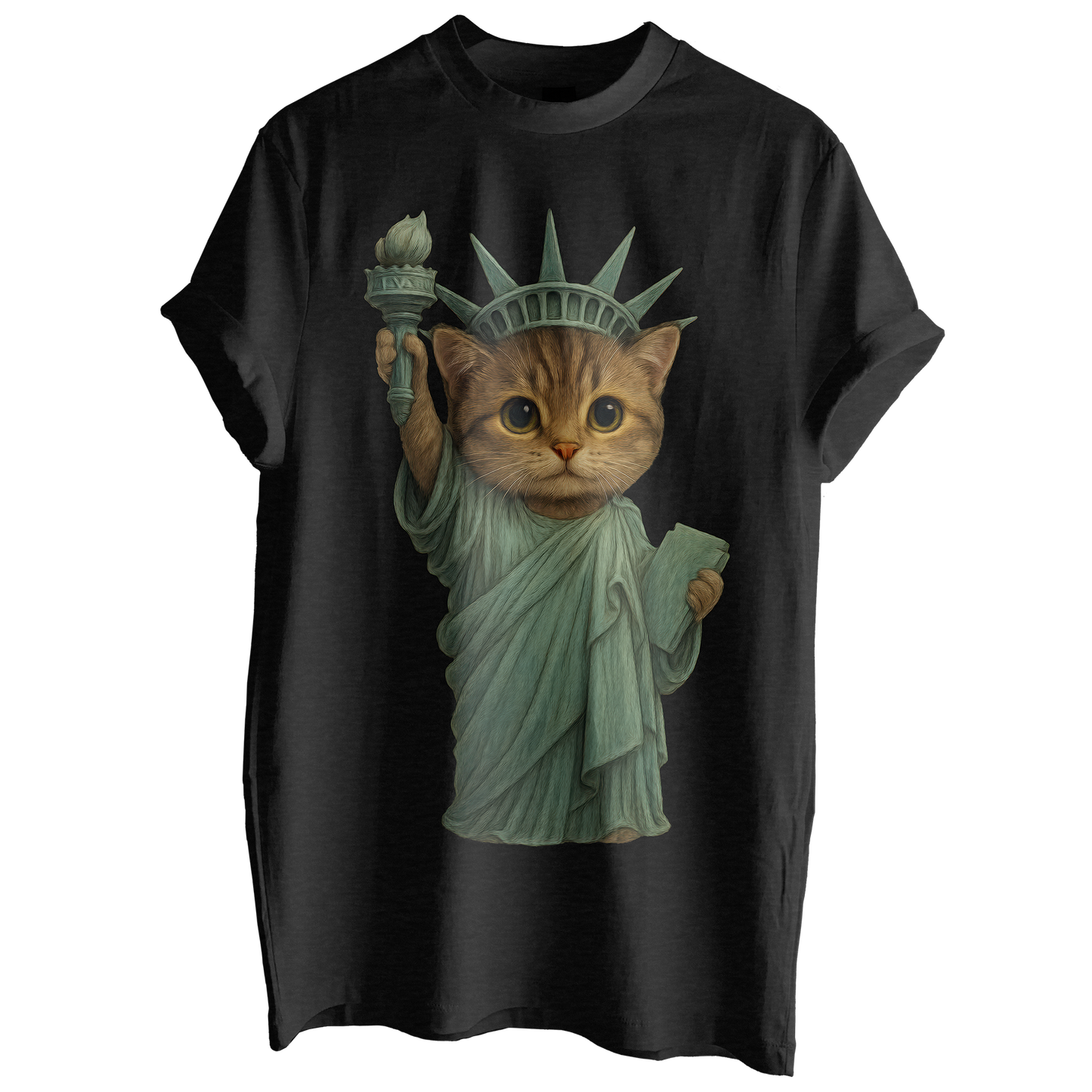 Statue of Meowberty Tee