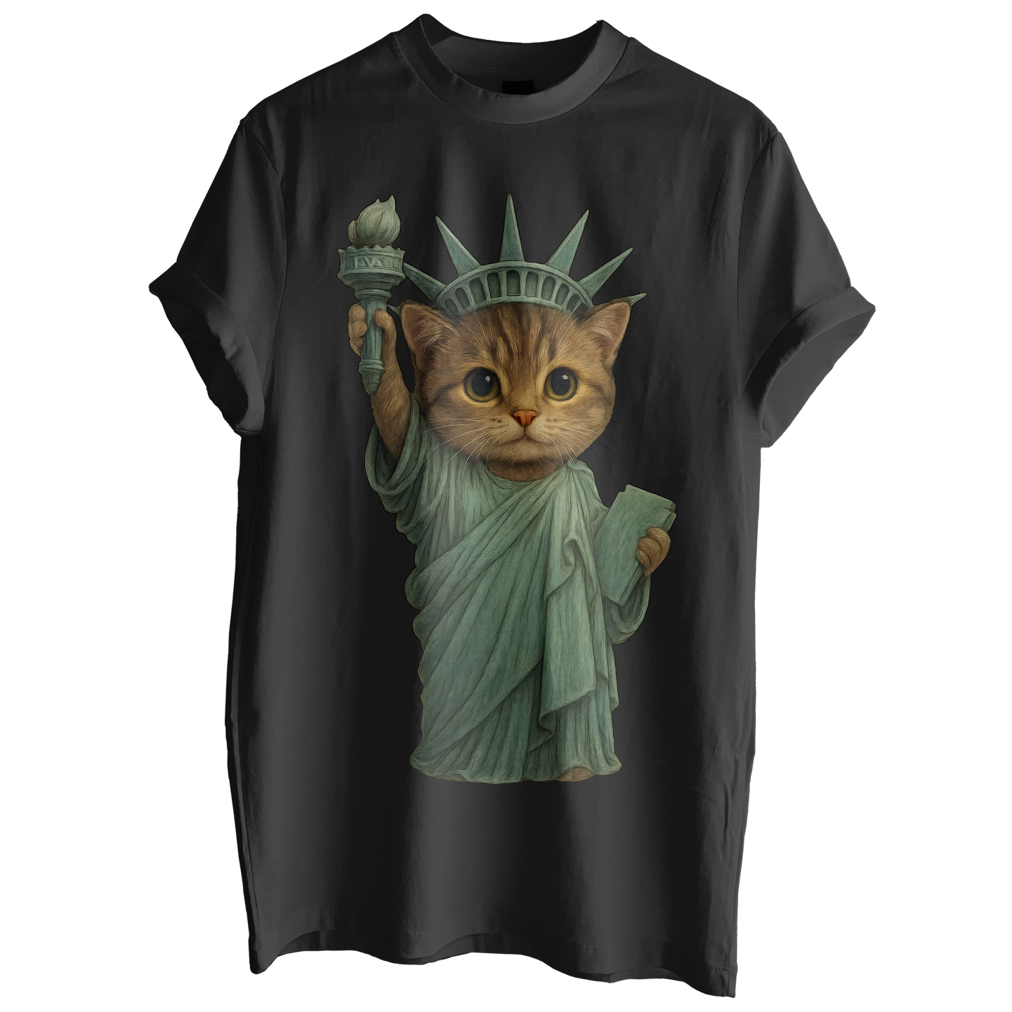 Statue of Meowberty Tee