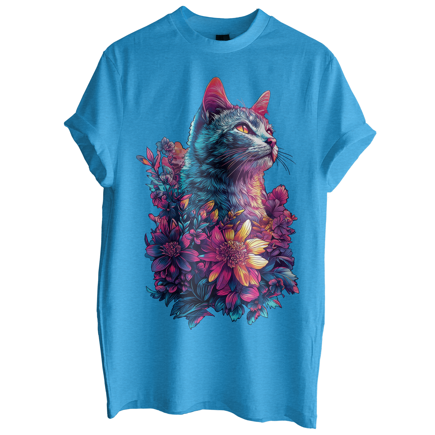 Floral Cat Tee