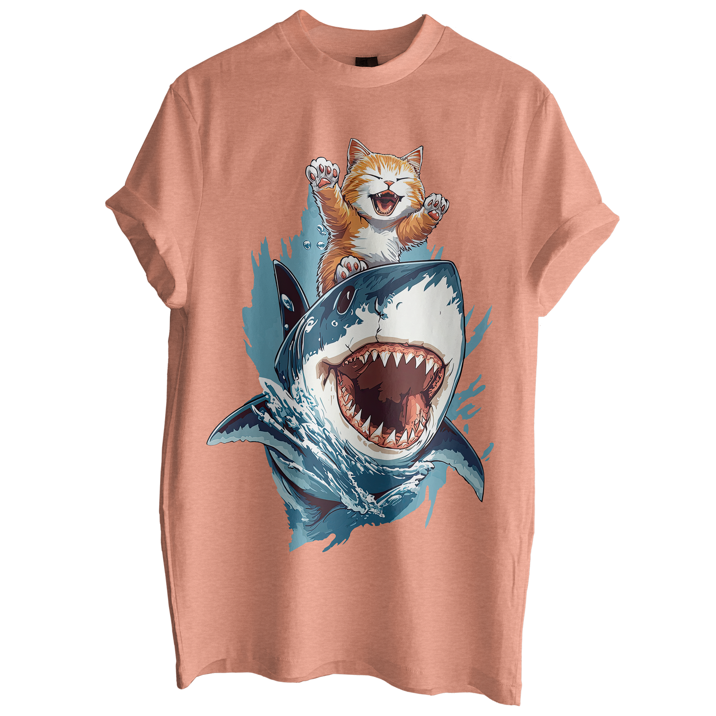 Shark Surfing Tee