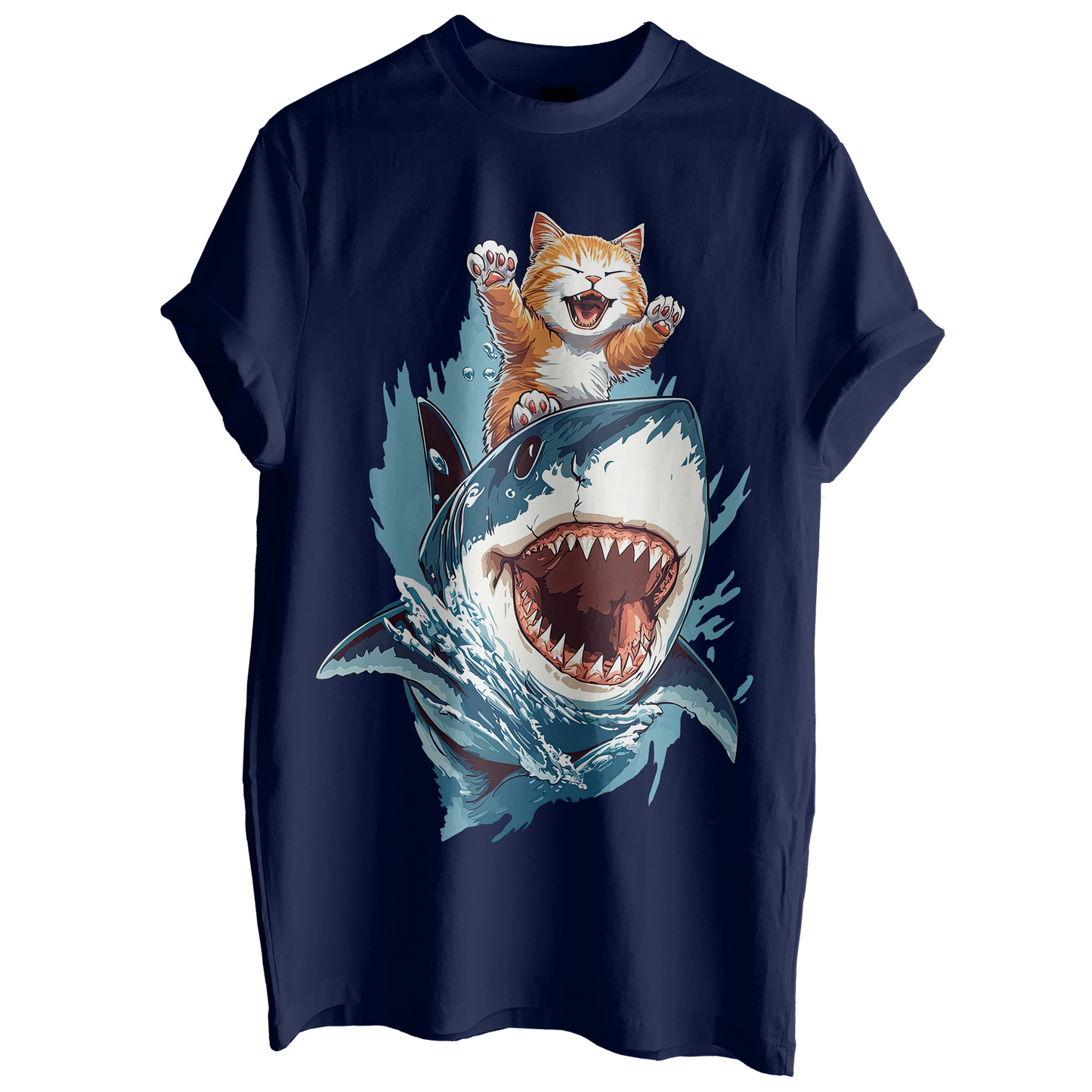 Shark Surfing Tee