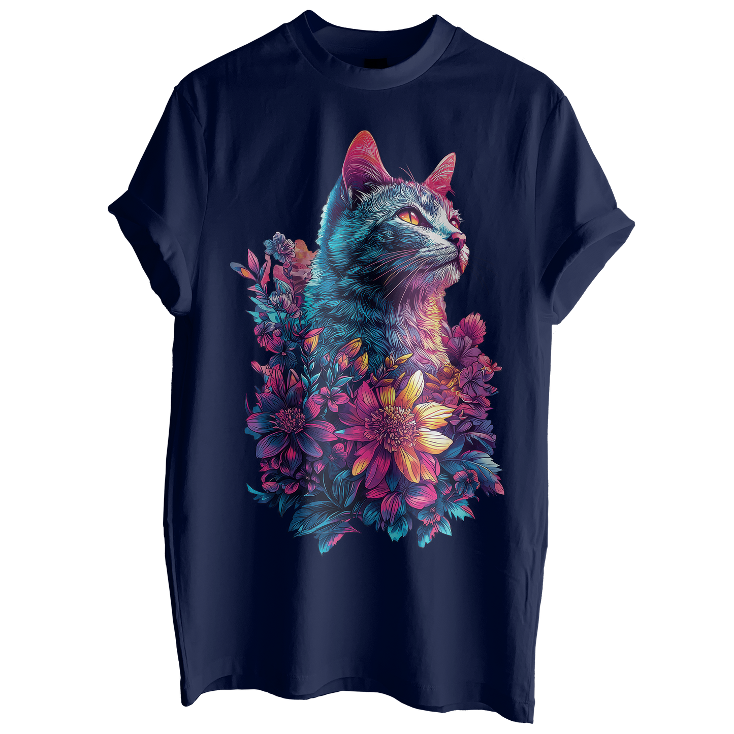 Floral Cat Tee