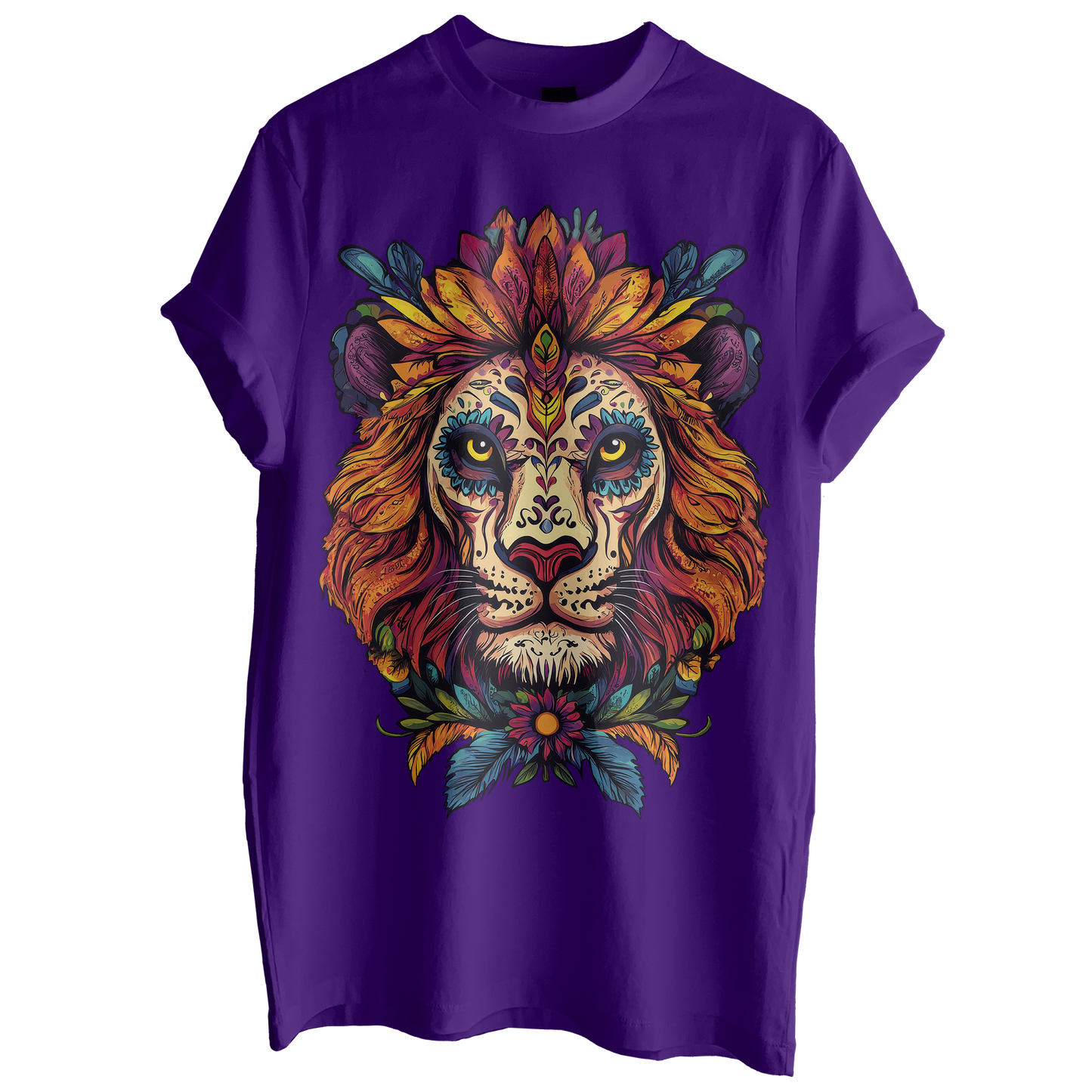 Dia De Muertos Lion Tee