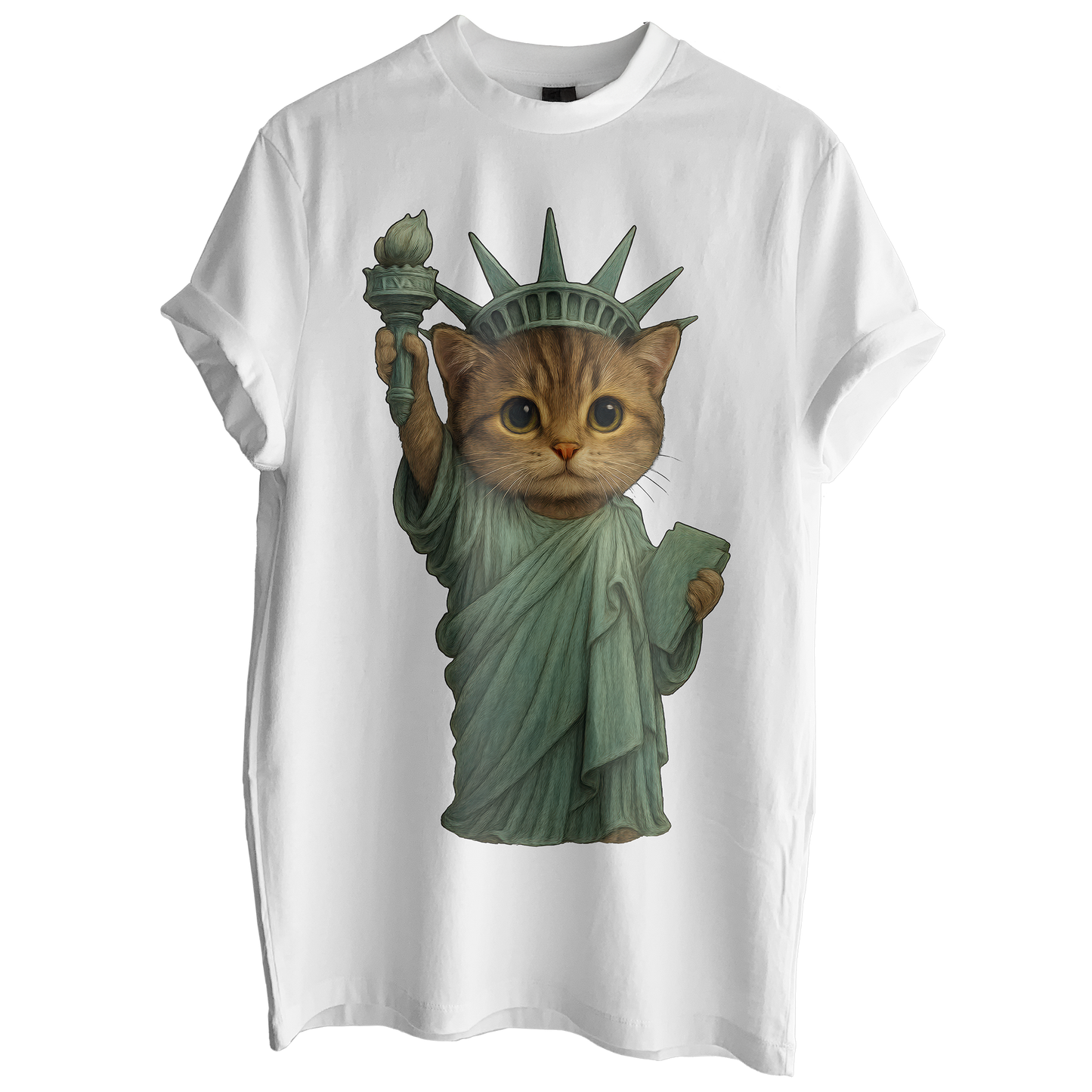 Statue of Meowberty Tee