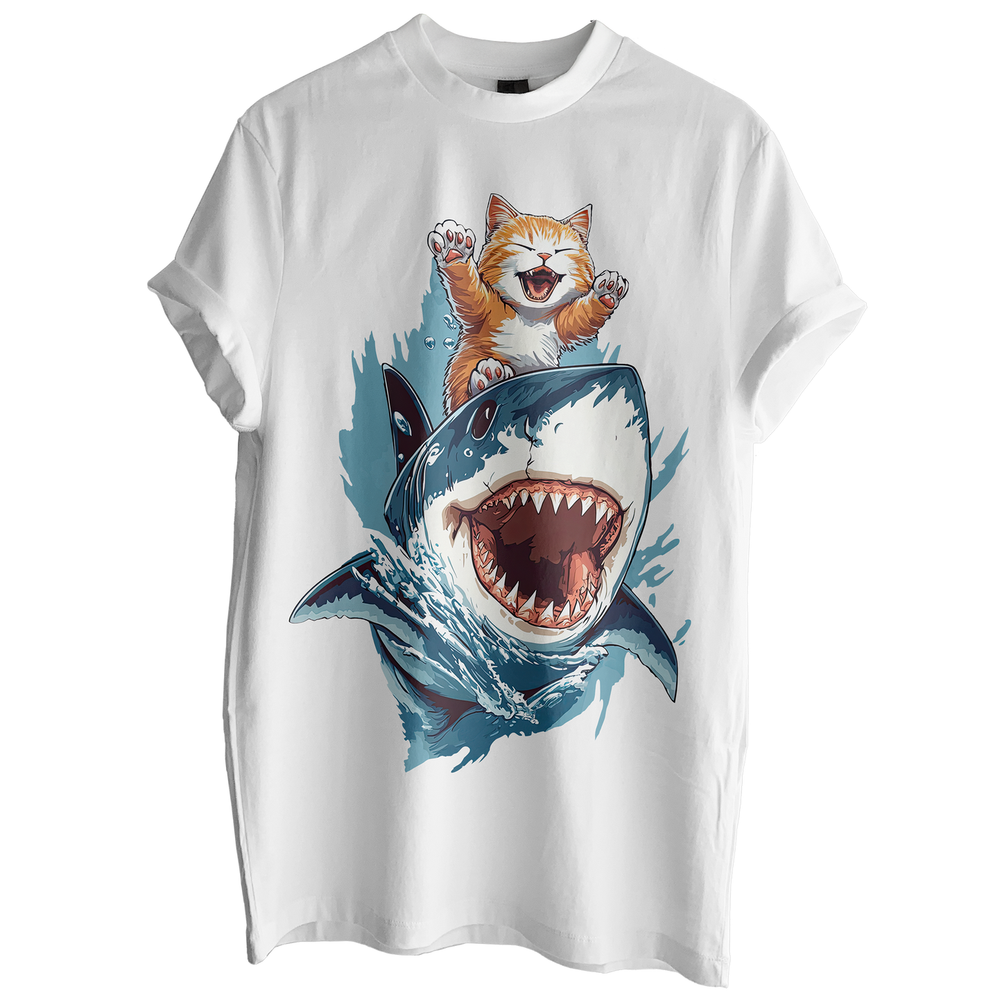 Shark Surfing Tee