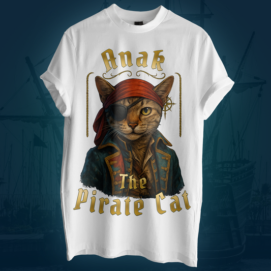 Anak The Pirate Cat Tee