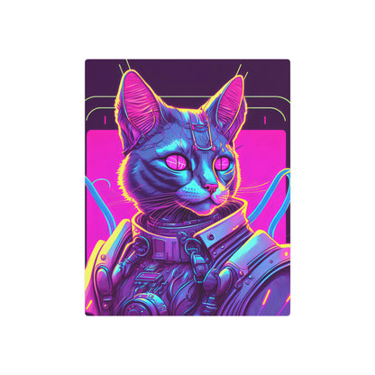 Cybercat Metal Print