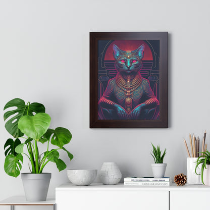 Empurrer Framed Print