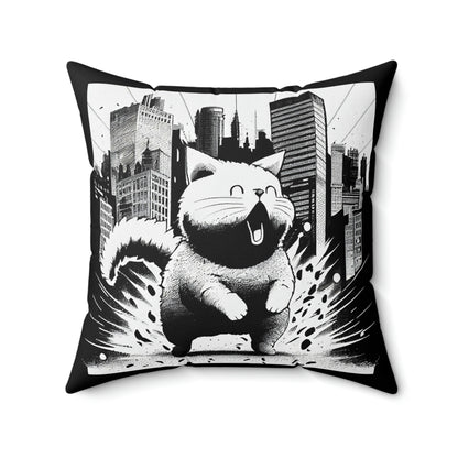 Fluffzilla Spun Polyester Square Pillow