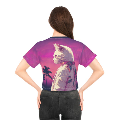 Vice Kitty Crop Tee