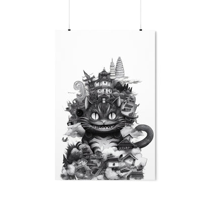 Kaiju Kitty Premium Poster