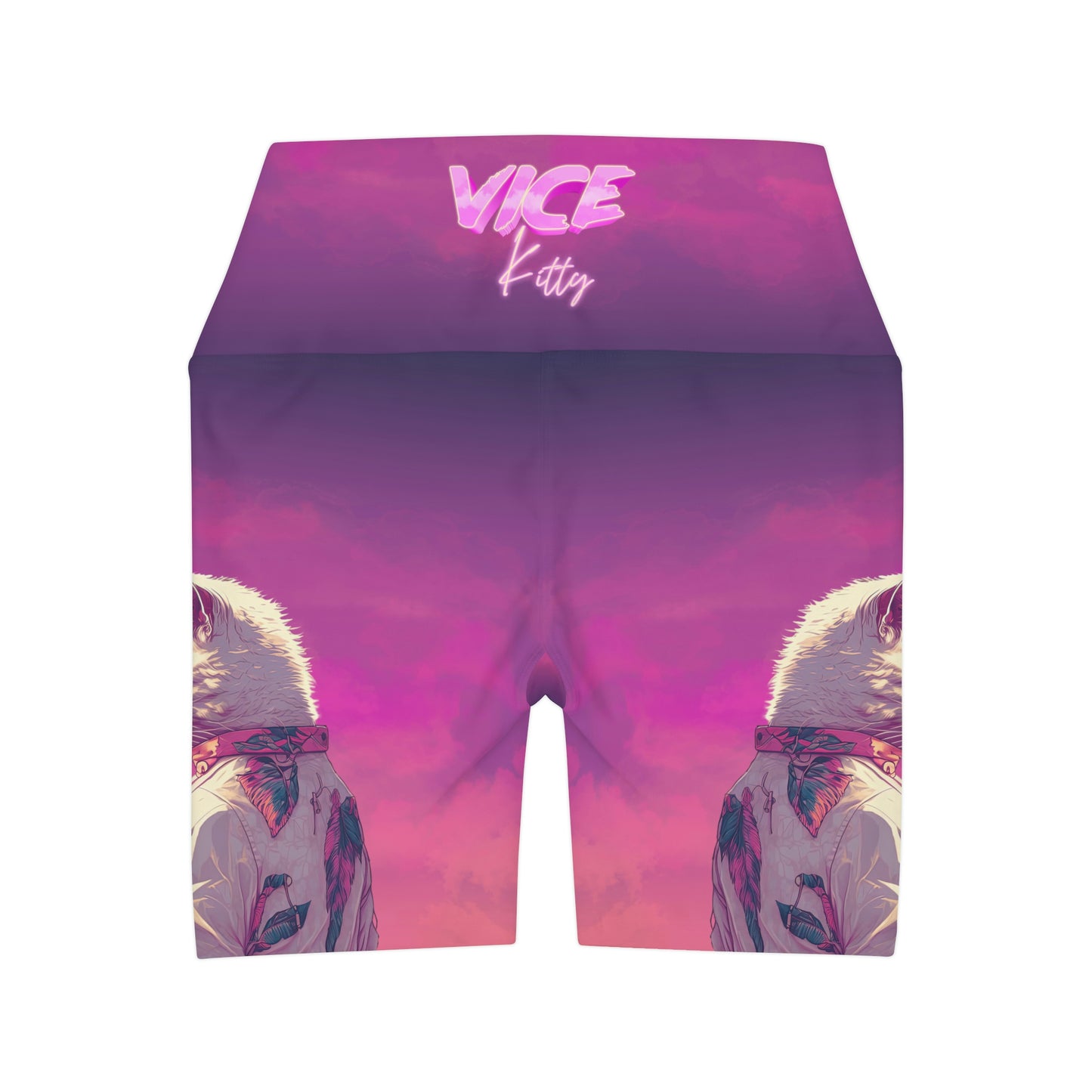 Vice Kitty High Waisted Yoga Shorts