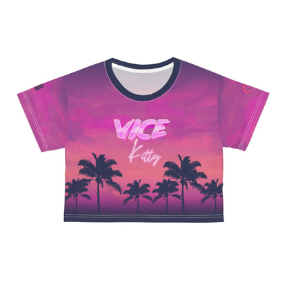 Vice Kitty Crop Tee