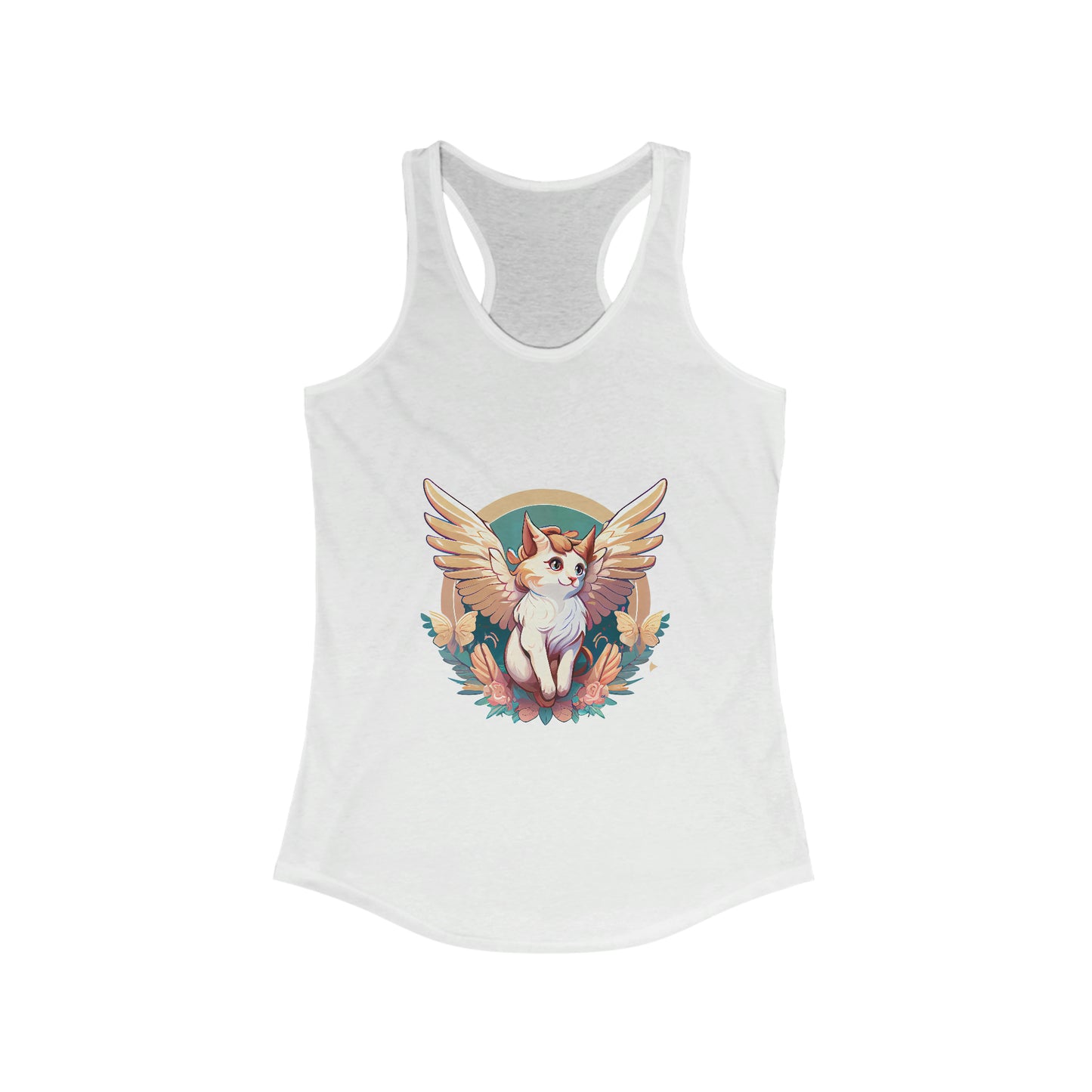 Women's Angel Kitty Racerback Tank