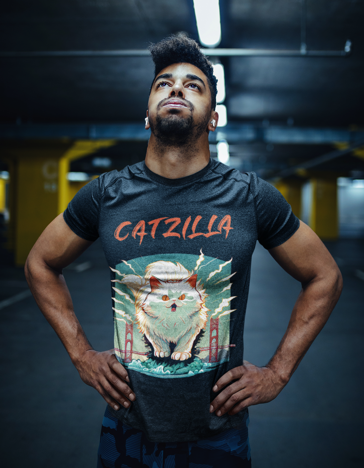 Catzilla Sanfran Men's Athletic Shirt