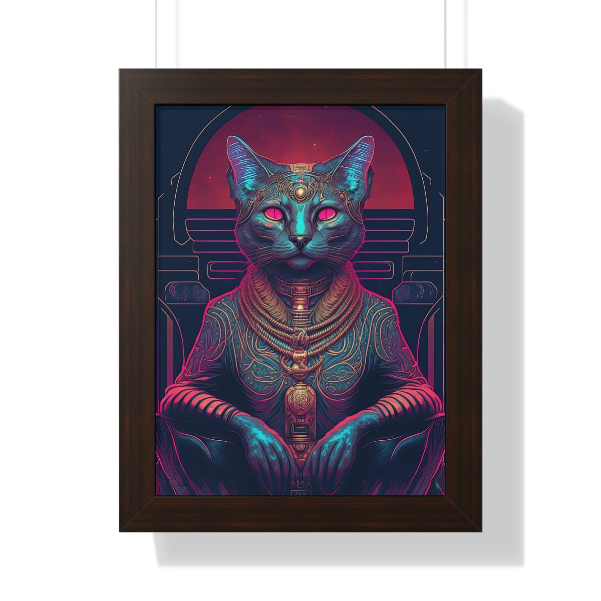 Empurrer Framed Print