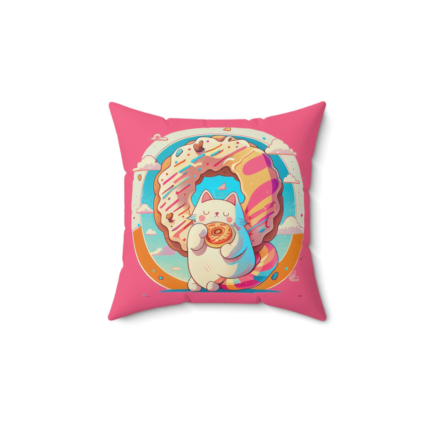 Spun Polyester Square Pillow