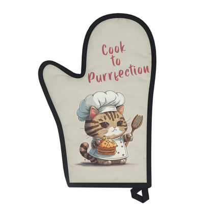 Cook to Purrfection Oven Mitten