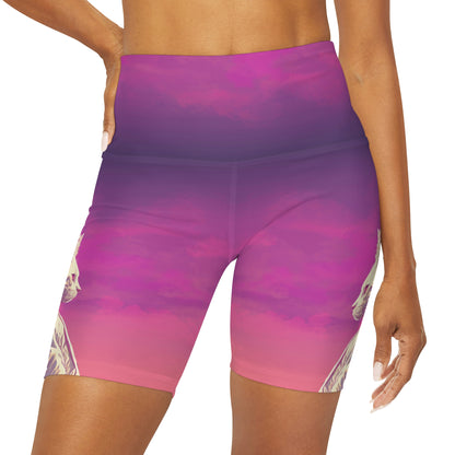 Vice Kitty High Waisted Yoga Shorts